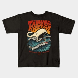 Tahuna Beach Whale Kids T-Shirt